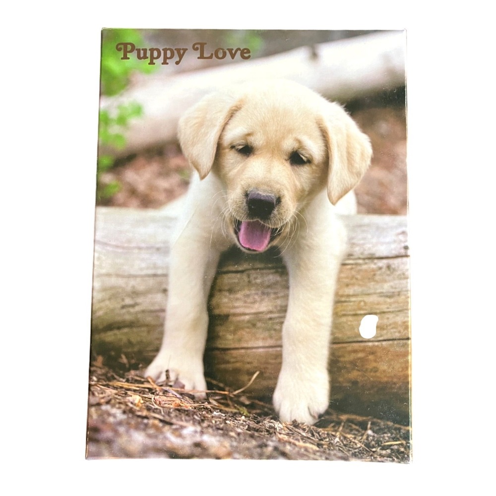 New PAPYRUS 20 NOTE CARDS SET Stationary YELLOW LAB GOLDEN RETRIEVER DOG PUPPY